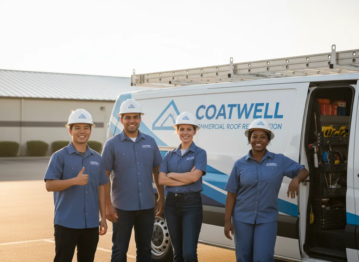 Commercial roof coating company in Oreana, IL